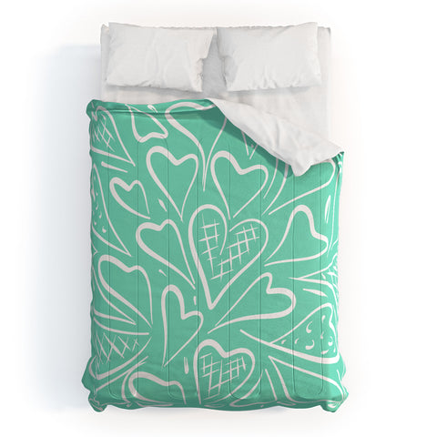 Lisa Argyropoulos Love is in the Air Comforter