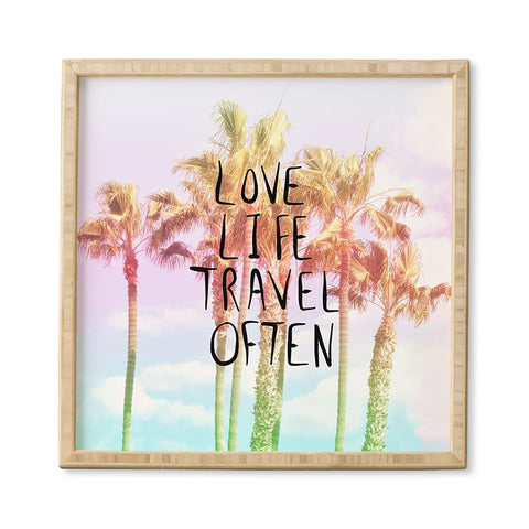 Lisa Argyropoulos Love Life Travel Often Tropical Framed Wall Art