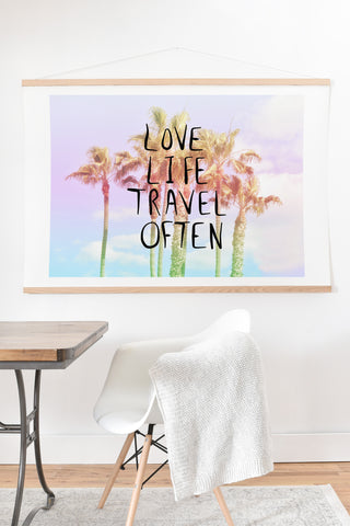 Lisa Argyropoulos Love Life Travel Often Tropical Art Print And Hanger