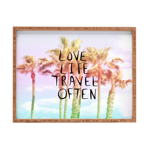 Lisa Argyropoulos Love Life Travel Often Tropical Rectangular Tray