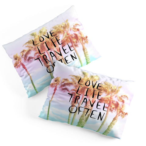 Lisa Argyropoulos Love Life Travel Often Tropical Pillow Shams