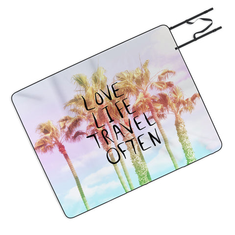 Lisa Argyropoulos Love Life Travel Often Tropical Picnic Blanket