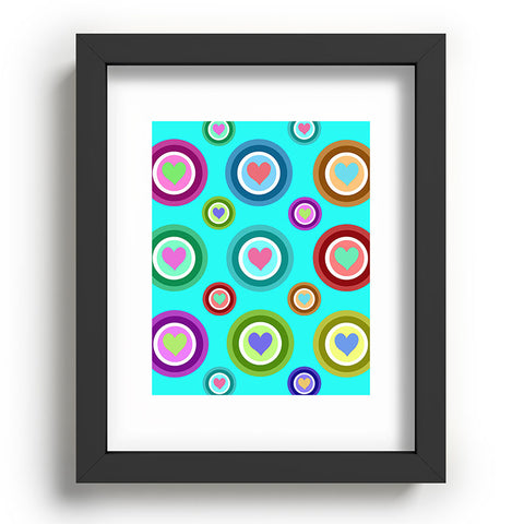 Lisa Argyropoulos Love Love Love Aquamint Recessed Framing Rectangle