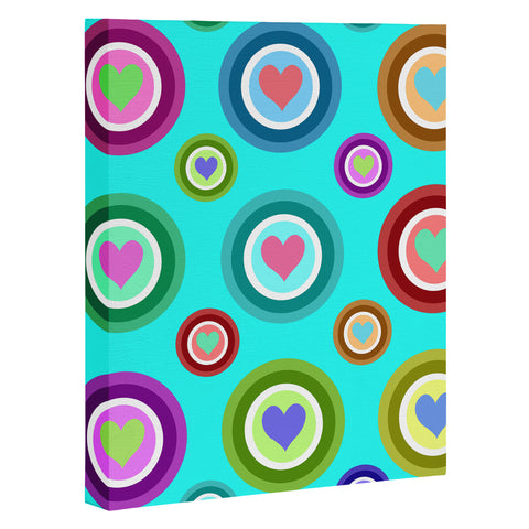 Lisa Argyropoulos Love Love Love Aquamint Art Canvas