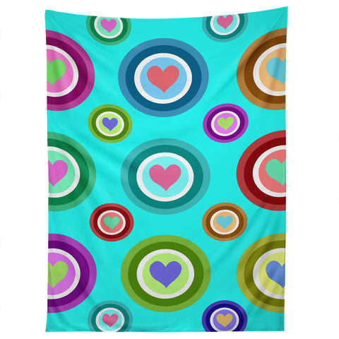 Lisa Argyropoulos Love Love Love Aquamint Tapestry
