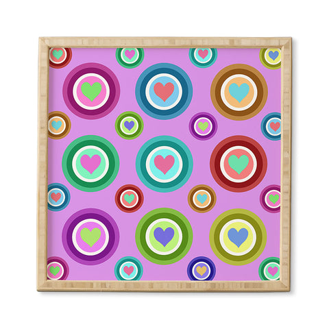 Lisa Argyropoulos Love Love Love Lovely Lavender Framed Wall Art