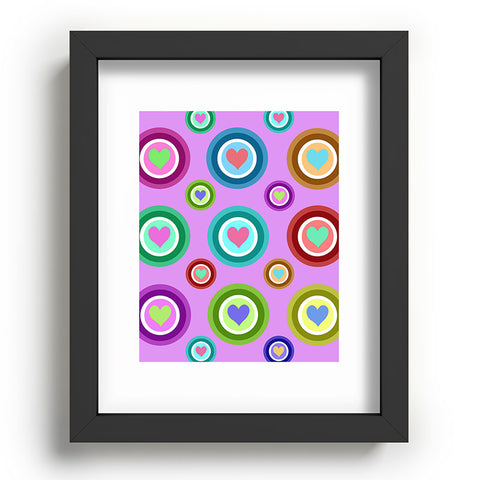 Lisa Argyropoulos Love Love Love Lovely Lavender Recessed Framing Rectangle