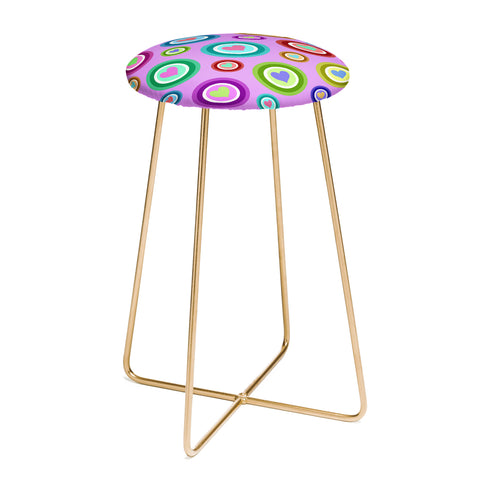 Lisa Argyropoulos Love Love Love Lovely Lavender Counter Stool