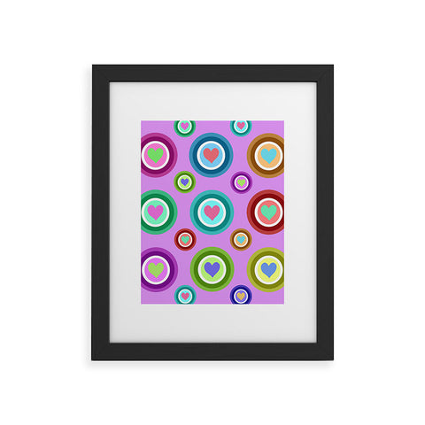 Lisa Argyropoulos Love Love Love Lovely Lavender Framed Art Print