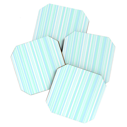 Lisa Argyropoulos lullaby Stripe Coaster Set