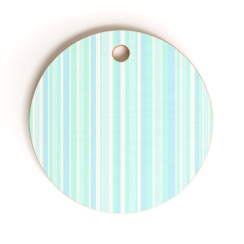Lisa Argyropoulos lullaby Stripe Cutting Board Round