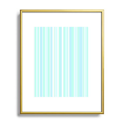 Lisa Argyropoulos lullaby Stripe Metal Framed Art Print