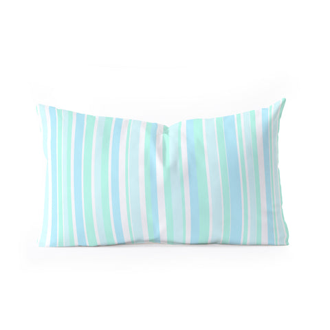 Lisa Argyropoulos lullaby Stripe Oblong Throw Pillow