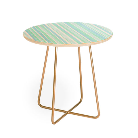 Lisa Argyropoulos lullaby Stripe Round Side Table