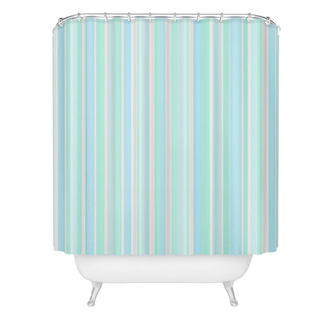 Lisa Argyropoulos lullaby Stripe Shower Curtain