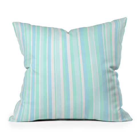 Lisa Argyropoulos lullaby Stripe Throw Pillow