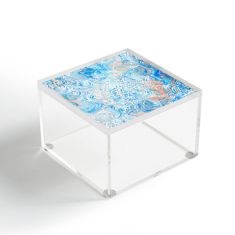 Lisa Argyropoulos Marble Mandala Twist III Acrylic Box