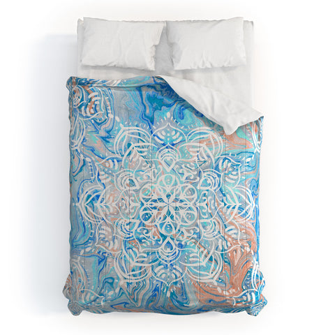 Lisa Argyropoulos Marble Mandala Twist III Comforter
