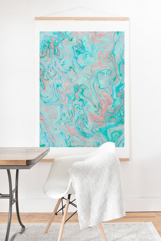 Lisa Argyropoulos Marble Twist Art Print And Hanger