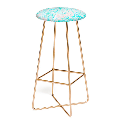 Lisa Argyropoulos Marble Twist Bar Stool