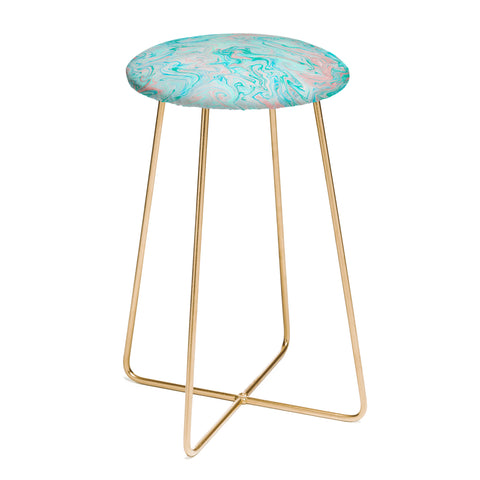 Lisa Argyropoulos Marble Twist Counter Stool