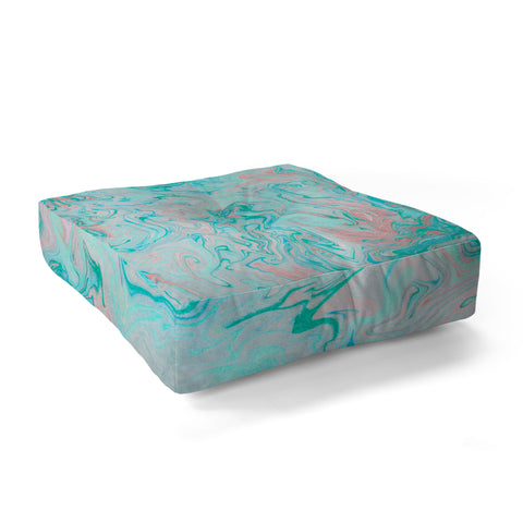 Lisa Argyropoulos Marble Twist Floor Pillow Square