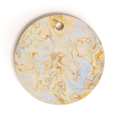 Lisa Argyropoulos Marble Twist IV Cutting Board Round