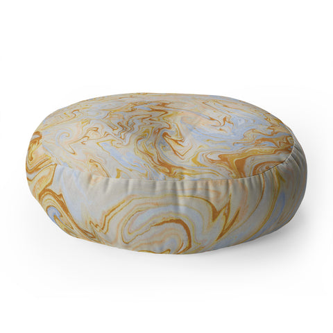 Lisa Argyropoulos Marble Twist IV Floor Pillow Round