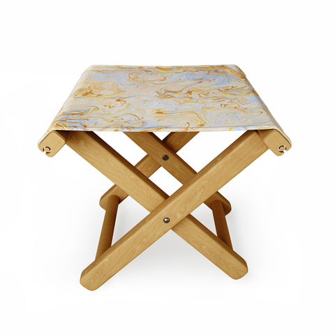 Lisa Argyropoulos Marble Twist IV Folding Stool