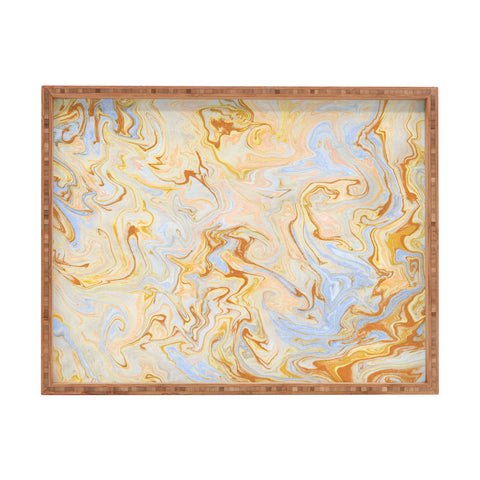 Lisa Argyropoulos Marble Twist IV Rectangular Tray