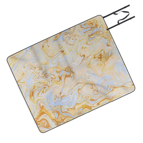 Lisa Argyropoulos Marble Twist IV Picnic Blanket
