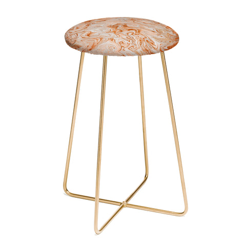 Lisa Argyropoulos Marble Twist IX Counter Stool