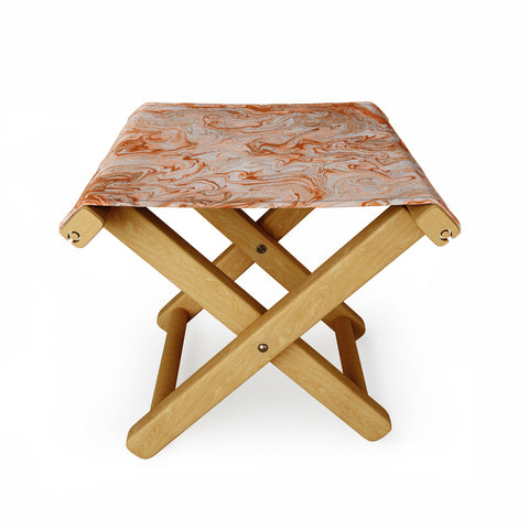 Lisa Argyropoulos Marble Twist IX Folding Stool