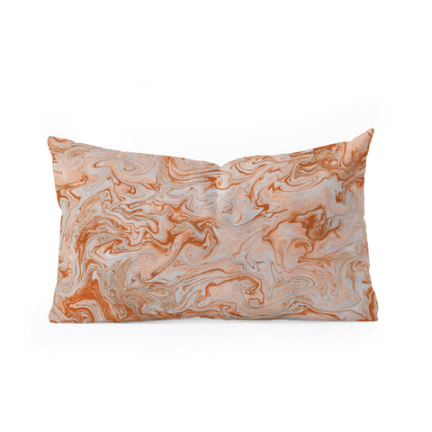 Lisa Argyropoulos Marble Twist IX Oblong Throw Pillow