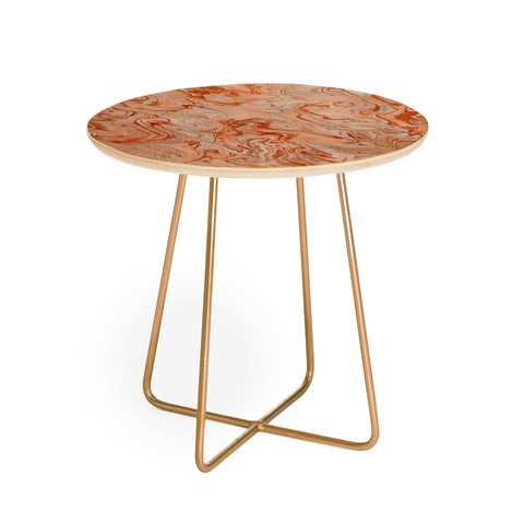 Lisa Argyropoulos Marble Twist IX Round Side Table