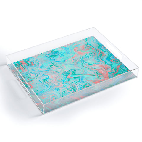 Lisa Argyropoulos Marble Twist Acrylic Tray