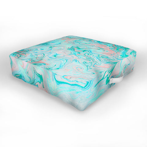 Lisa Argyropoulos Marble Twist Outdoor Floor Cushion