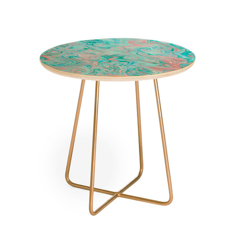 Lisa Argyropoulos Marble Twist Round Side Table