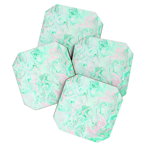 Lisa Argyropoulos Marble Twist Spring Coaster Set