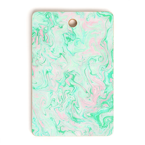 Lisa Argyropoulos Marble Twist Spring Cutting Board Rectangle