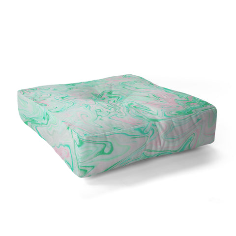 Lisa Argyropoulos Marble Twist Spring Floor Pillow Square