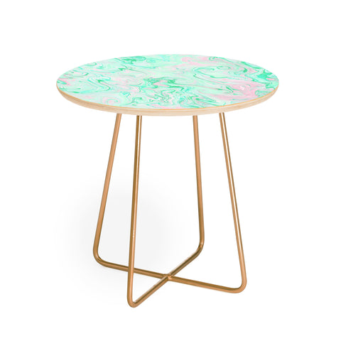 Lisa Argyropoulos Marble Twist Spring Round Side Table