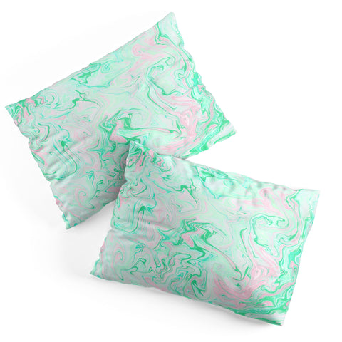 Lisa Argyropoulos Marble Twist Spring Pillow Shams