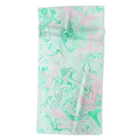 Lisa Argyropoulos Marble Twist Spring Beach Towel