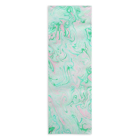 Lisa Argyropoulos Marble Twist Spring Yoga Towel