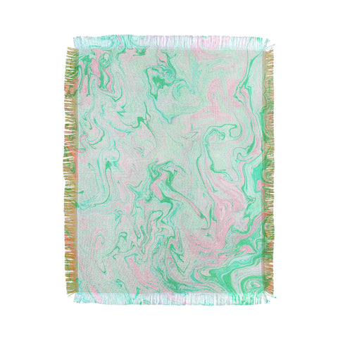 Lisa Argyropoulos Marble Twist Spring Throw Blanket