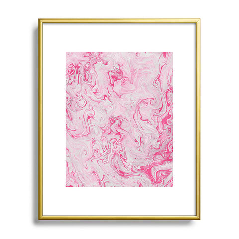Lisa Argyropoulos Marble Twist V Metal Framed Art Print