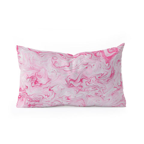 Lisa Argyropoulos Marble Twist V Oblong Throw Pillow