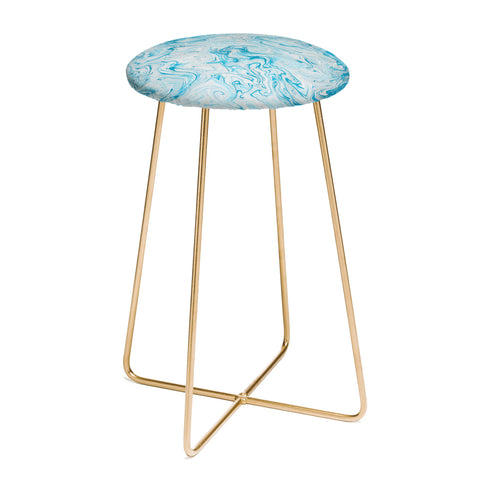 Lisa Argyropoulos Marble Twist VII Counter Stool