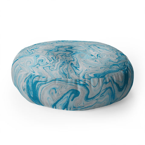 Lisa Argyropoulos Marble Twist VII Floor Pillow Round